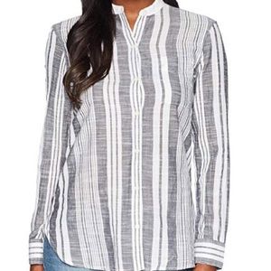 Chaps Vertical Stripe Cotton Shirt